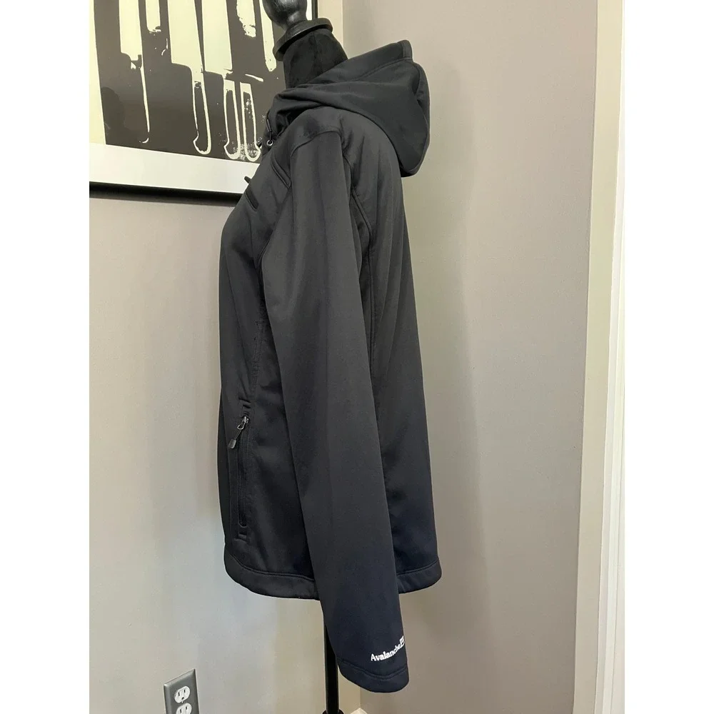 Avalanche Medium Weight Hooded Utility Jacket Lined Womens Black Medium - Picture 5 of 12